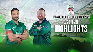 Bangladesh vs Ireland Highlights  1st T20I  Ireland tour of Bangladesh 2023 [upl. by Nadda273]