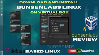 BunsenLabs Linux Boron  Download And Install on VirtualBox and Review  Boron Linux 2024 HINDI [upl. by Takken]