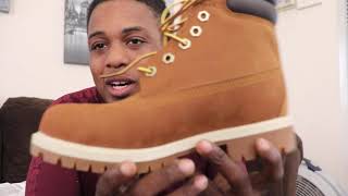 Timberland 6 Inch Premium Dark Brown Nubuck Leather Boots REVIEW [upl. by Yralih181]