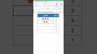 التقييم في الاكسيل exceltips tips Office365 office2021 Excel [upl. by Ttereve]