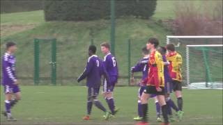 Andonline U19 Anderlecht  Mechelen Penalty Amuzu [upl. by Yrellam]