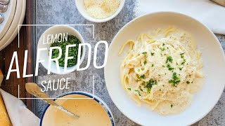 Lemon Alfredo Sauce with White Wine amp Garlic [upl. by Moina]