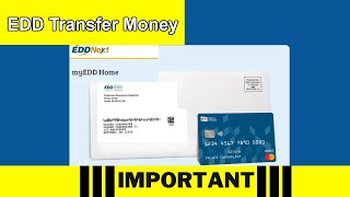 California EDD How to Transfer Money Between EDD BOA Accounts [upl. by Ennaharas]