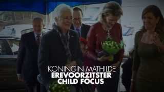 Koningin Mathilde erevoorzitter Child Focus [upl. by Magdau]