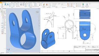 Autodesk inventor 2024 Tutorial Exercise 5 [upl. by Hserus]