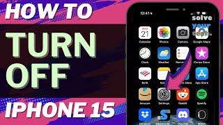 How to Turn Off iPhone 15 [upl. by Mark]