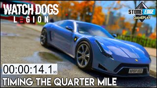 Drag Racing The Top 10 Best amp Fastest Cars In A Quarter Mile Race  Watch Dogs Legion Car Showcase [upl. by Jakoba]