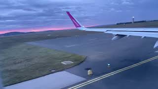 Airbus A321  Wizz Air  Take off from Vienna VIE [upl. by Arais]