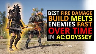 BEST Fire Damage Build In AC Odyssey MELTS [upl. by Myra675]