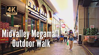 Mid Valley Megamall Outdoor Dining From Gardens Mall  4K Walking Tour [upl. by Ixela]