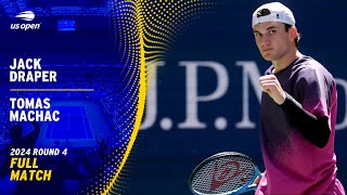 Jack Draper vs Tomas Machac Full Match  2024 US Open Round 4 [upl. by Eugeniusz462]