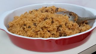 Como hacer Arroz con Gandules Al estilo Dominicano Moro de Guandules [upl. by Assirahc730]