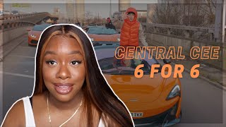 Central Cee  6 FOR 6 Music Video REACTION [upl. by Hahcim]