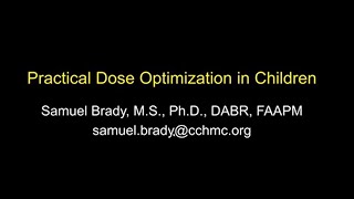 2023 Virtual Symposium Practical Dose Optimization in Children [upl. by Ilocin]