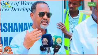 Wasiirka Biyaha Somaliland Ayaa Dhagax Dhiigay Sadex Ceelbiyood Magalada Berbera [upl. by Annola]