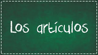 Los artículos unidad gramatical [upl. by Carilla865]