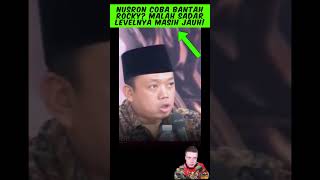 Mau Bantah Rocky Gerung Nusron Malah Sadar Levelnya Jauh di Bawah ⚡🧠 [upl. by Jenifer]