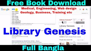 Library Genesis Free Download All Paid Book and Research Paper Full Bangla [upl. by Notneb]