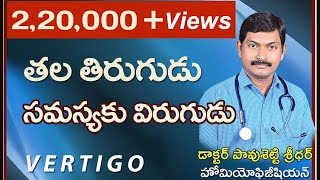 తల తిరుగుడు సమస్య త్వరగా తగ్గాలంటే l Vertigo Treatment  in Telugu By Dr Pavushetty Sreedhar [upl. by Chapnick196]