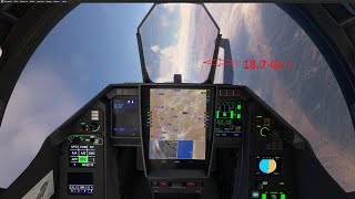 CJ Simulations Rafale C High Altitude and High Gs tests flight Microsoft Flight Simulator [upl. by Ynnhoj]