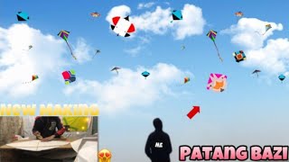 Patang Bazi In Faisalabad ❤️  New Making Adda Kite 🪁  Hamza Comunity [upl. by Nagar318]