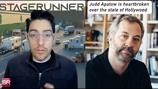 Judd Apatow is speaking out against productions leaving California [upl. by Eilagam]