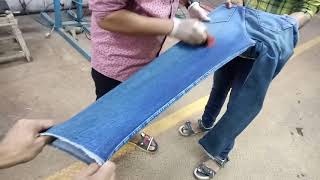 how to Potassium Permanganate rubbing on denim pant [upl. by Senga156]