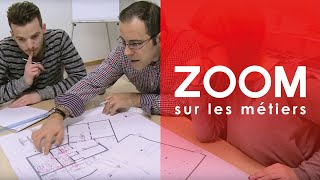 Projeteur  Projeteuse en technique du bâtiment  Zoom sur les métiers [upl. by Kolb706]