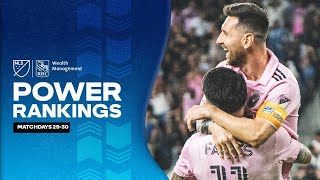 MLS Power Rankings Messi takes Miami to top Chicago Fire languish [upl. by Eizzo]