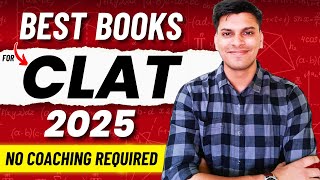 BEST Books for CLAT 2025  No COACHING REQUIRED [upl. by Gaylene]