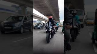 SUPERBIKES IN KERALA🔥🥵bikers s1000rr yamahar1 zx6r 1000ccbike shorts automobile [upl. by Joachima]