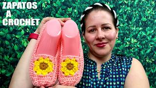 ZAPATILLAS A CROCHET PASO A PASO [upl. by Pauiie]