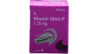 Xtra Denser M Tablets Minoxidil Tablets IP 125 mg [upl. by Oek]