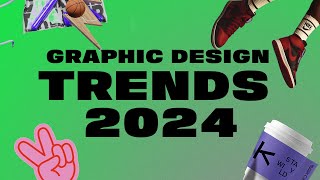 Graphic Design Trends 2024 18 Styles Explained [upl. by Ahseyk748]