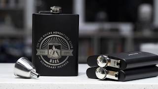 Personalizing a Stainless Steel Flask with Glowforge [upl. by Chee127]