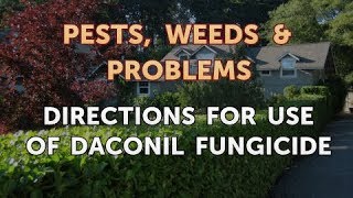 Directions for Use of Daconil Fungicide [upl. by Adiv138]