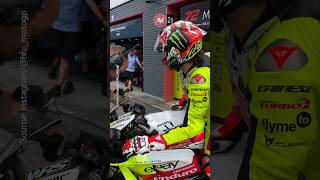 Marco Bezz Starts His Ducati 🔊  marcobezzecchi japangp ducati gp23 [upl. by Doownyl]