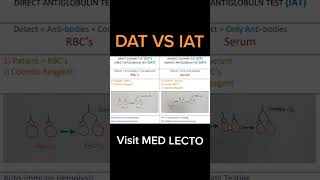 Direct Coombs test vs Indirect Coombs test hematology DAT IAT medical bloodtest [upl. by Mialliw]