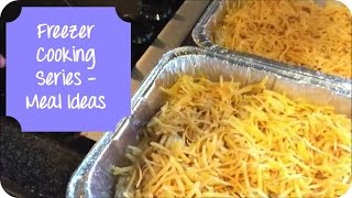 Freezer Cooking Series  Meal Ideas [upl. by Amilb]