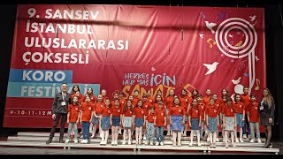 Maltepe Belediyesi Çocuk Korosu  9 SANSEV İstanbul Uluslararası Çok Sesli Koro Festivali 2024 [upl. by Tower]