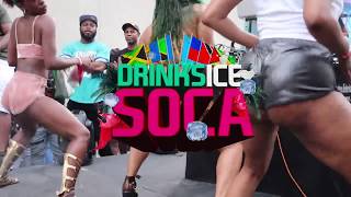 DRINKS ICE SOCA VYBZ LIFE 35 RICKY PLATINUM LIVE IN BROOKLYN NY [upl. by Ativ]