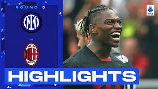 MilanInter 32  Leao shines in spectacular San Siro derby Goals amp Highlights  Serie A 202223 [upl. by Annairda]