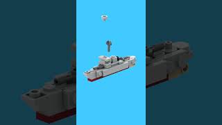 LEGO Micro Warship MOC  Speed Build Animation [upl. by Notlih]