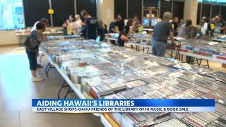 Massive sale underway helping Hawaiis libraries includes potential rare finds [upl. by Prochora]