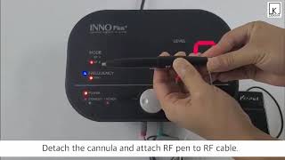 How to operate INNO Plus4 in one RF Device [upl. by Bandur]