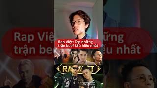 Rap Việt Top những trận beef khó hiểu nhất  Giang Đẫm review [upl. by Jordan]