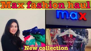 Max fashion haul  max fashion shopping new collection in max pritysharmavlog [upl. by Sirej]