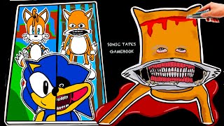 Making The Sonic Tapes📼SHIN SONIC Game Book➕TAILS Sonic Squishy 🫥 DIY 소닉 테이프 [upl. by Bambi628]