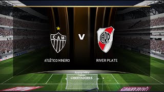 ATLÉTICO MG X RIVER PLATE LIBERTADORES PES 2017 PATCH 2025 [upl. by Weeks]