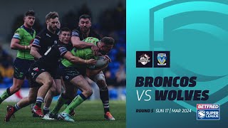 Highlights  London Broncos v Warrington Wolves  2024 Betfred Super League Round 5 [upl. by Nylaehs676]